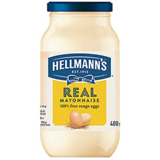 Picture of Hellmans Real Mayonnaise Jar 400g x12
